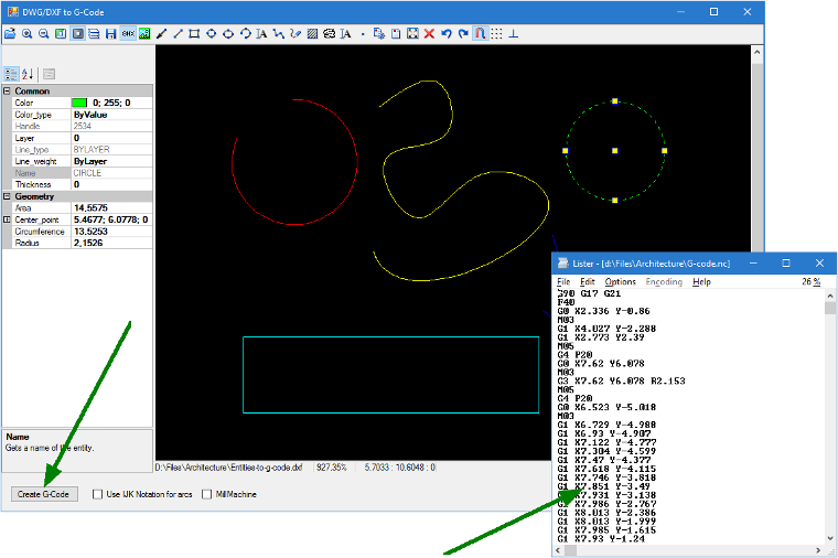 G-code generation in CAD .NET